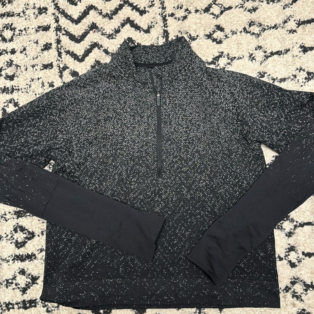 Rest Less Cropped Half-Zip size 10 no tags